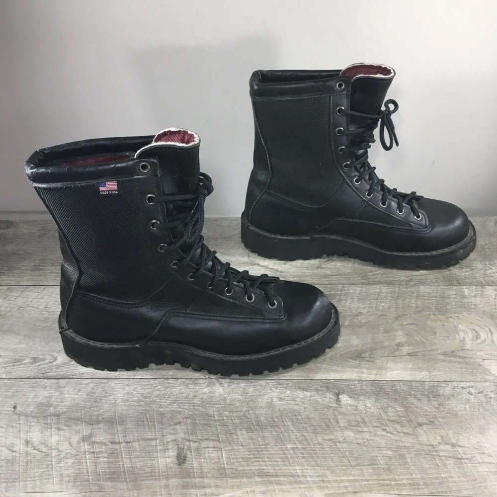 Men's Danner 69210 Acadia Black Soft Toe Hunting Gore-Tex GTX Leather Boots 7.5